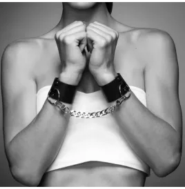BIJOUX INDISCRETS - MAZE POLSINI LARGI NERO