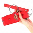 KINK - ROTE DIAMANTKETTE MIT GÜRTEL 65 CM VERSTELLBAR 35-51 CM X 7 CM
