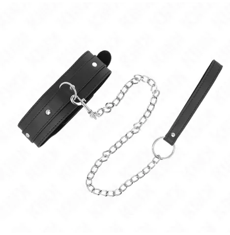 KINK - HALSKETTE MIT LEINE 65 CM 1 RING VERSTELLBAR 38-49 CM X 5 CM
