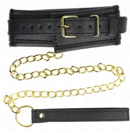 KINK - NECKLACE WITH SPONGE IMITATION LEATHER STRAP MODEL 1 ADJUSTABLE 37-54 CM X 3 CM