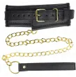 KINK - NECKLACE WITH SPONGE IMITATION LEATHER STRAP MODEL 1 ADJUSTABLE 37-54 CM X 3 CM