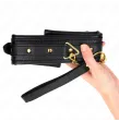 KINK - NECKLACE WITH SPONGE IMITATION LEATHER STRAP MODEL 1 ADJUSTABLE 37-54 CM X 3 CM
