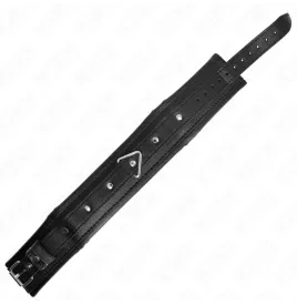 KINK - NECKLACE WITH SPONGE IMITATION LEATHER STRAP MODEL 1 ADJUSTABLE 37-54 CM X 3 CM