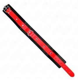 KINK - COLLAR CON CORREA 65 CM ROJO AJUSTABLE 36-43 CM X 5 CM
