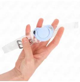 KINK - BAVAGLIO A FORMA DI CIUCCIO AZZURRO 5.5 x 4 CM REGOLABILE 43-60 CM