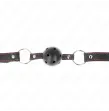 KINK - BALL GAG HOLLOW HARD NERO MODELLO 2 65 x 2,5 CM