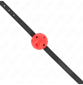 KINK - SIMPLICITY ROT ATMUNGSAKTIVER 4,5 CM BALLGAG 62 x 1,5 CM