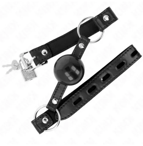KINK - BLACK TPE BALL 4 CM GAG 60 x 2 CM
