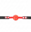 KINK - BALLE TPE SOUPLE 4 CM GAG MODÈLE 4 60 x 2 CM RÉGLABLE 37-52 CM