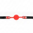 KINK - SILIKONBALL 4 CM KNEBEL MIT SCHLOSS 60 x 2 CM