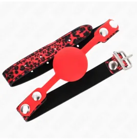 KINK - BOULE EN SILICONE 4 CM GAG MODÈLE 2 60 x 2 CM