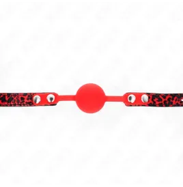 KINK - BOULE EN SILICONE 4 CM GAG MODÈLE 2 60 x 2 CM