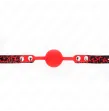 KINK - MORDAZA DE BOLA 4 CM DE SILICONA MODELO 2 60 x 2 CM