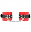 KINK - RESISTENZA DA POLSO ROSSO CON CINTURA NERA REGOLABILE 17-28 CM X 6 CM