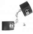 KINK - WRIST RESTRAINTS WITH PADLOCK CLOSURE BLACK ADJUSTABLE 16-23 CM X 5.5 CM