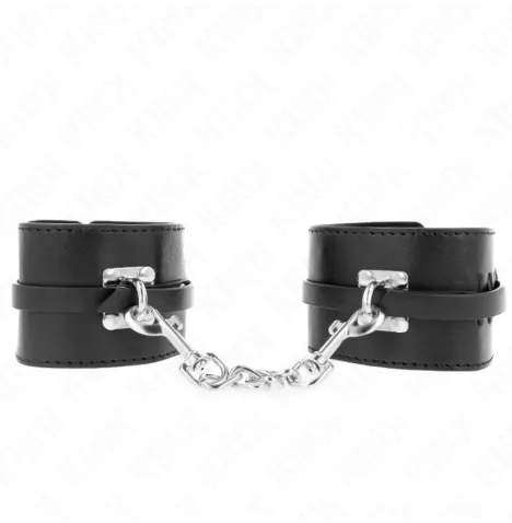 KINK - RESISTENZA DA POLSO DELUXE CON BLOCCAGGIO NERO REGOLABILE 14,5-21 CM X 6 CM