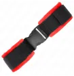 KINK - TENUTA DA POLSO IN NYLON HOOKandLOOP NERA MODELLO 1 AJDUSTABLE 25-35 CM X 6 CM