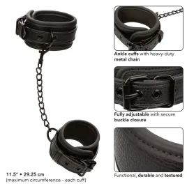 CALEXOTICS - NOCTURNAL FUSSMANSCHETTEN LEDER VERSTELLBAR SCHWARZ