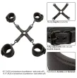 CALEXOTICS - NOCTURNAL HOG TIE CONNECTOR CUERO AJUSTABLE BLACK CALEXOTICS - NOCTURNAL HOG TIE CONNECTOR CUERO AJUSTABLE BLACK