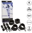 CALEXOTICS - NOCTURNAL CEINTURE DE LIT RÉGLABLE EN CUIR NOIR
