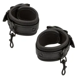 CALEXOTICS - NOCTURNAL CEINTURE DE LIT RÉGLABLE EN CUIR NOIR