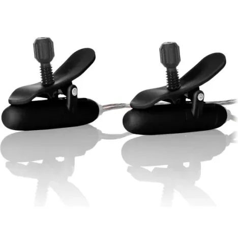 CALEXOTICS - VIBR HEATED NIPPLE TEASERS BLACK