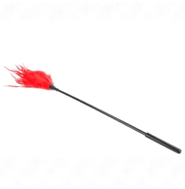 KINK - PLUMAS MÚLTIPLES PARA COSQUILLAS ROJO 45 CM