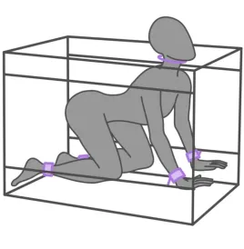 SECRET DOME - KINK CLUB LA NICHE CABINA MORADO