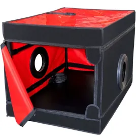 SECRET DOME - KINK CLUB LA NICHE CABINE NOIR ET ROUGE