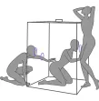 SECRET DOME - KINK CLUB CABIN SCANDALE LILA SECRET DOME - KINK CLUB CABIN SCANDALE LILA