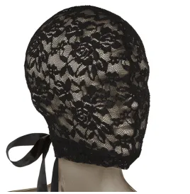CALEXOTICS - SCANDAL CAGOULE EN DENTELLE NOIRE AVEC NŒUD