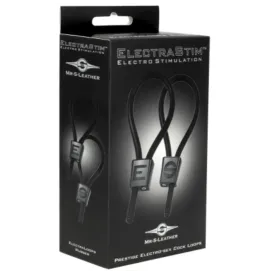 ELECTRASTIM - PRESTIGE ELECTRA LOOPS ADJUSTABLE COCK RINGS BLACK