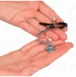 KINK - PINCES À TÉLÉTON PENDENTIF CLOCHE ARGENT 6 CM