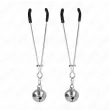 KINK - PINZAS PARA PEZONES FINA CON CASCABEL PLATEADO 7 CM KINK - PINZAS PARA PEZONES FINA CON CASCABEL PLATEADO 7 CM