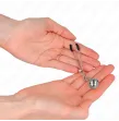 KINK - DÜNNE GLOCKEN-NIPPELKLAMMERN SILBER 7 CM