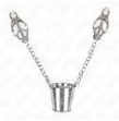 KINK - PINZAS PARA PEZONES CON CUBO PLATEADO KINK - PINZAS PARA PEZONES CON CUBO PLATEADO