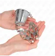 KINK - PINZAS PARA PEZONES CON CUBO PLATEADO KINK - PINZAS PARA PEZONES CON CUBO PLATEADO