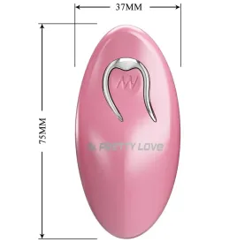 PRETTY LOVE - MORSETTI PER CAPEZZOLI CAILEY 10 VIBRAZIONI TELECOMANDO ROSA