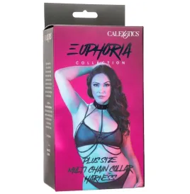 CALEXOTICS - EUPHORIA HARNAIS COLLIER MULTI CHAÎNES TAILLE PLUS