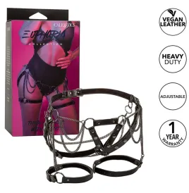 CALEXOTICS - EUPHORIA ARNÉS DE MUSLO CON CADENAS PREMIUM