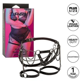 CALEXOTICS - EUPHORIA MULTICHAIN OBERSCHENKELHARNESS PREMIUM PLUS GRÖSSE