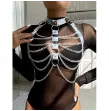SUBBLIME - 953737 ARNÉS DE PECHO CON ANILLOS Y CADENAS PLATA TALLA ÚNICA SUBBLIME - 953737 ARNÉS DE PECHO CON ANILLOS Y CADENAS PLATA TALLA ÚNICA
