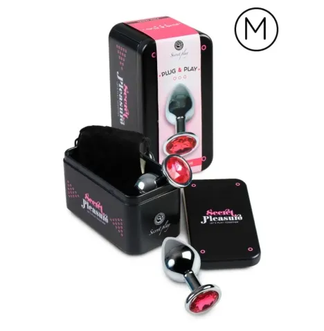 SECRETPLAY - PLUG ANAL FUCHSIA 8 CM