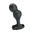 MR PLAY - PLUG ANALE VIBRATORE IN SILICONE NERO MR PLAY - PLUG ANALE VIBRATORE IN SILICONE NERO