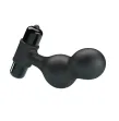 MR PLAY - BLACK SILICONE VIBRATOR ANAL PLUG MR PLAY - BLACK SILICONE VIBRATOR ANAL PLUG
