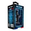 MR PLAY - PLUG ANALE VIBRATORE IN SILICONE NERO MR PLAY - PLUG ANALE VIBRATORE IN SILICONE NERO