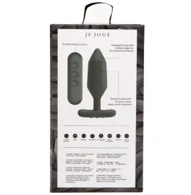 JE JOUE - VIBRATORE PLUG ANALE ONYX NERO