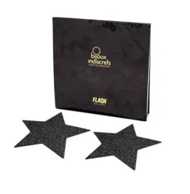 BIJOUX INDISCRETS - CAPPUCCI PER CAPEZZOLI INDISCRETI BLACK STAR FLASH