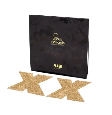 BIJOUX INDISCRETS - FLASH CROSS GOLD NIPPELABDECKUNGEN