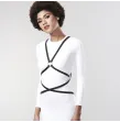 BIJOUX INDISCRETS - HARNAIS MULTI-VOIES MAZE NOIR BIJOUX INDISCRETS - HARNAIS MULTI-VOIES MAZE NOIR